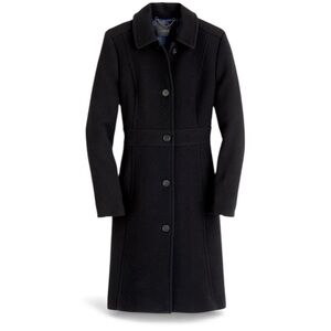 J. Crew Lady Day Coat Black Size 4 Tall